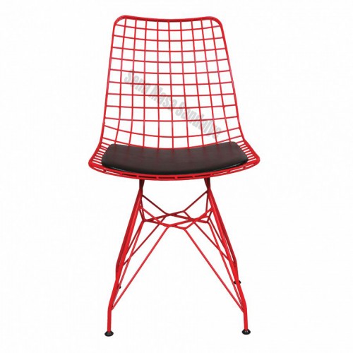 Kırmızı Tel Sandalye TL03